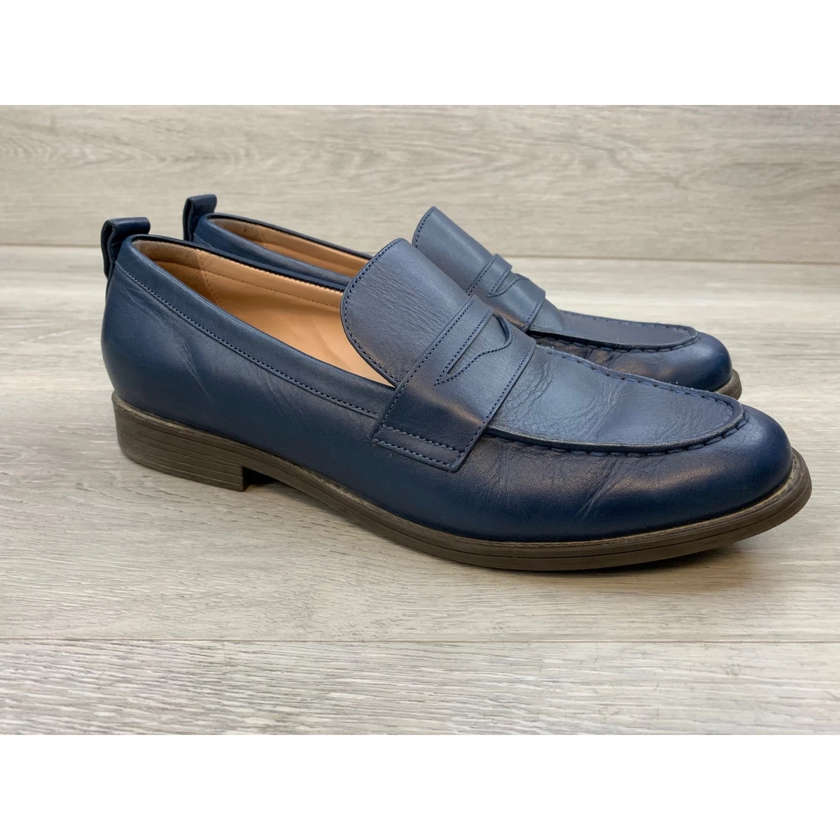 Cole Haan loafer flat Navy Blue Slip On Lace Men Boat Shoe size 8.5C Cole Haan Women main image 3