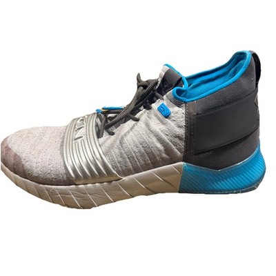 Under Armour C1N Shoes Mens Size 9 Gray Blue Training Athletic Sneakers 3020740