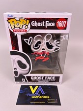 Emma Roberts & Rory Culkin Signed Ghost Face Scream 4 Funko Pop w/ JSA WITNESS