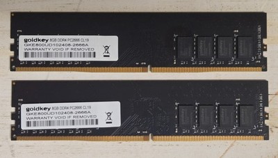 GoldKey 16GB (2x8GB) RAM DDR4 Desktop Gaming Memory 2666MHz