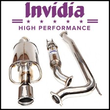 Invidia Q300 Stainless Cat-back Exhaust System Fits 2006-11 Honda Civic Si Coupe Invidia Q300 Stainless Cat-back Exhaust System Fits 2006-11 Honda Civic Si Coupe