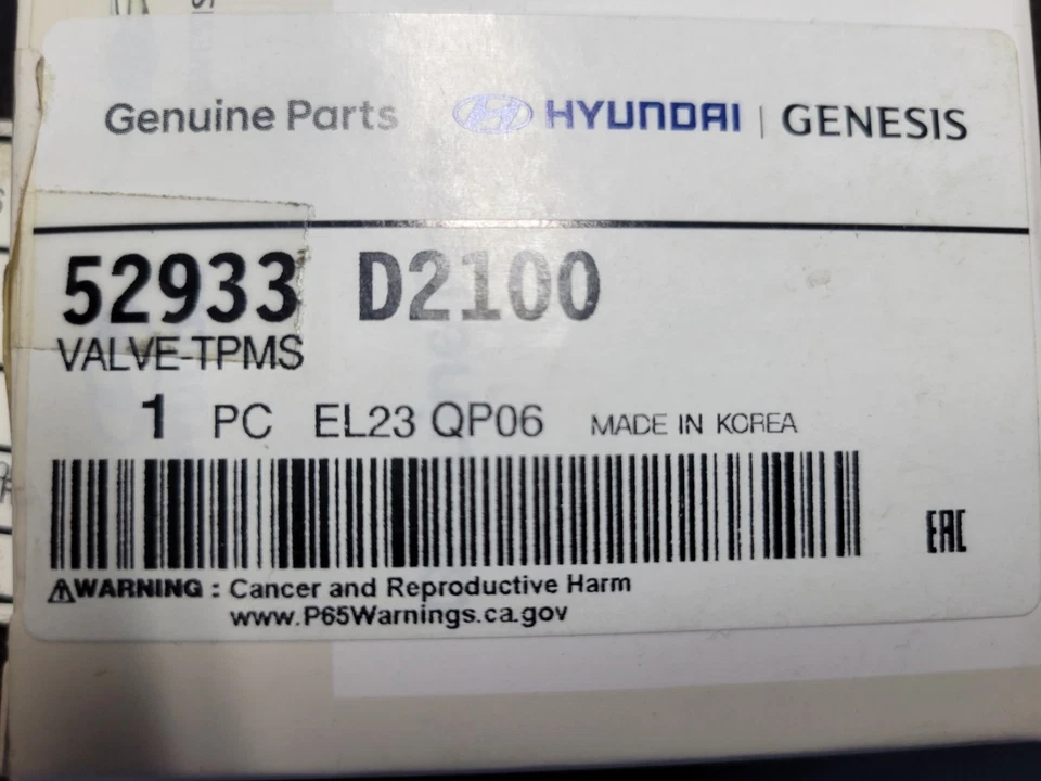 1PC OEM 52933-D2100 Hyundai KIA Ioniq Veloster Optima Tire Pressure Sensor TPMS - Image 3 of 4