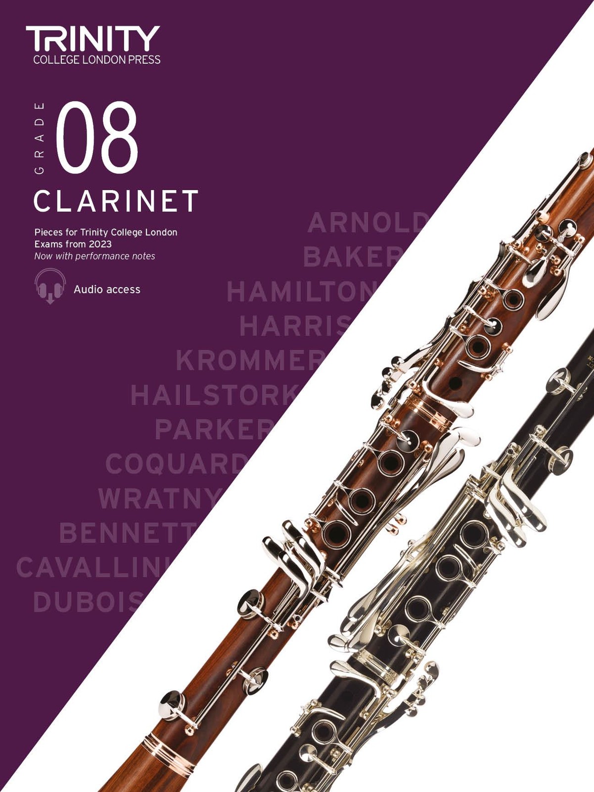 Trinity College London Clarinet Exam Pieces from 2023: Grade 8 Clarinet Music On