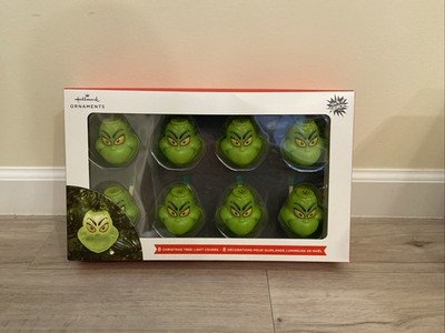 Hallmark Dr. Seuss's The Grinch Christmas String Light Coves, Set of 8 - New