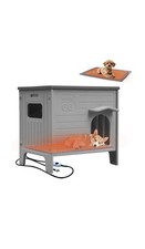 Rockever Heated Dog House Outdoor Indoor for Small Medium Dogs, Insulated Dog...