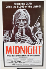 Midnight 1982 Original Pressbook Press Kit John Russo Horror 11x17
