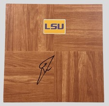 TRENDON WATFORD SIGNED LSU TIGERS 12x12 FLOORBOARD AUTOGRAPH PHILADELPHIA 76ERS