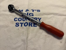 Mac Tools 3/8" Dr Round Fixed Head Ratchet w Red Comfort Grip Handle XRR11PARR