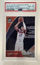 2018-19 Panini Donruss Optic - The Rookies DeAndre Ayton #1 Fast Break Holo (RC)