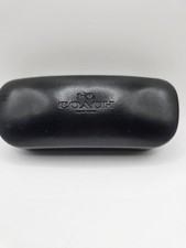 Coach New York Black Clamshell Eyeglasses Sunglasses Hard Case Logo