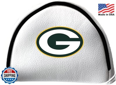 Team Golf NFL Mallet Putter Cover White Hook-and-Loop Closure