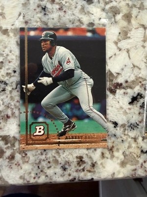 1994 BOWMAN MLB BASEBALL CARD CLEVELAND INDIANS ALBERT BELLE #411