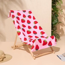 OHS Print Beach Towel Microfibre Quick Dry Bath Holiday Gym Travel Sport