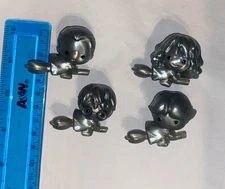 Harry Potter OOSHIES Pencil Toppers 4 Titanium Flying On Brooms