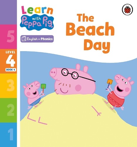 Learn with Peppa Phonics Level 4 Book 4  The Beach Day by Peppa Pig (PB 2023) - Image 8
