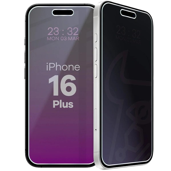 Sichtschutzglas FüR Iphone 16 Plus Bizon Blickschutz Schutzglas Hybridglas Glas-image