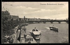 Ansichtskarte London, Thames Embankment 