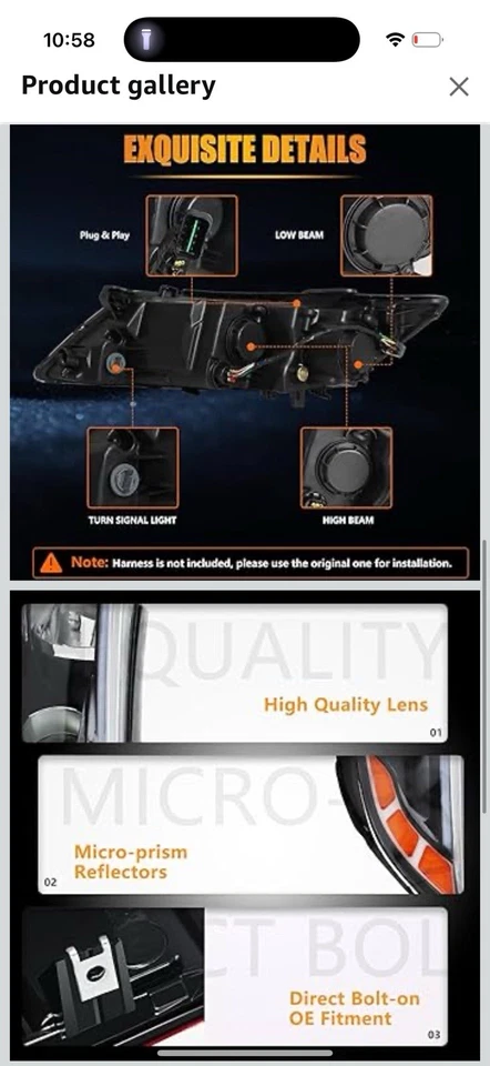 2014-2015 Optima Headlight Set - Image 4 of 4