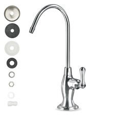 Chrome Reverse Osmosis Faucet, NSF Certified, Non  Air Gap for Under Sink Wate...