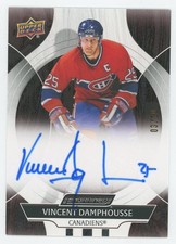 2024-25 Upper Deck Engrained Icons Mahogany Autograph Vincent Damphousse 3/10