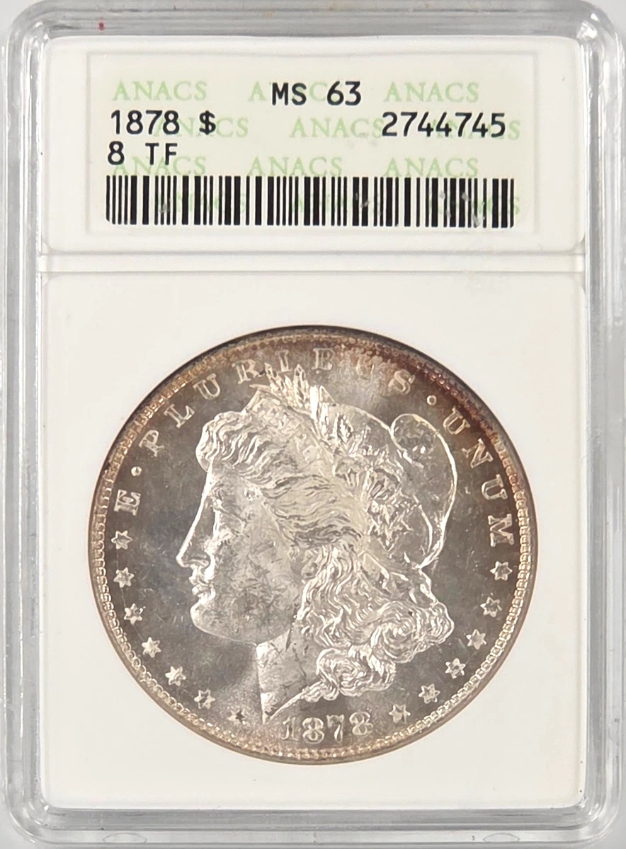 1878 MS 63 Graded Morgan US Dollars for sale | eBay