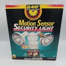 Heath Zenith 240-Degree Motion Security Light in Bronze SL-5318-W-A Open Box
