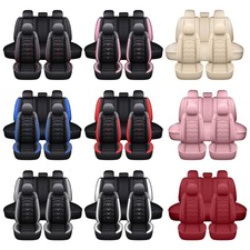 For Toyota Car Seat Covers Full Set Front Rear 5 Seats Pu Leather Protectors For Toyota Car Seat Covers Full Set Front Rear 5 Seats Pu Leather Protectors