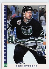 1993-94 Score #404 Nick Kypreos Hartford Whalers