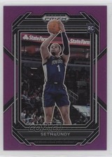 2023-24 Panini Prizm Draft Picks Purple Prizm 49/75 Seth Lundy #46 11pj
