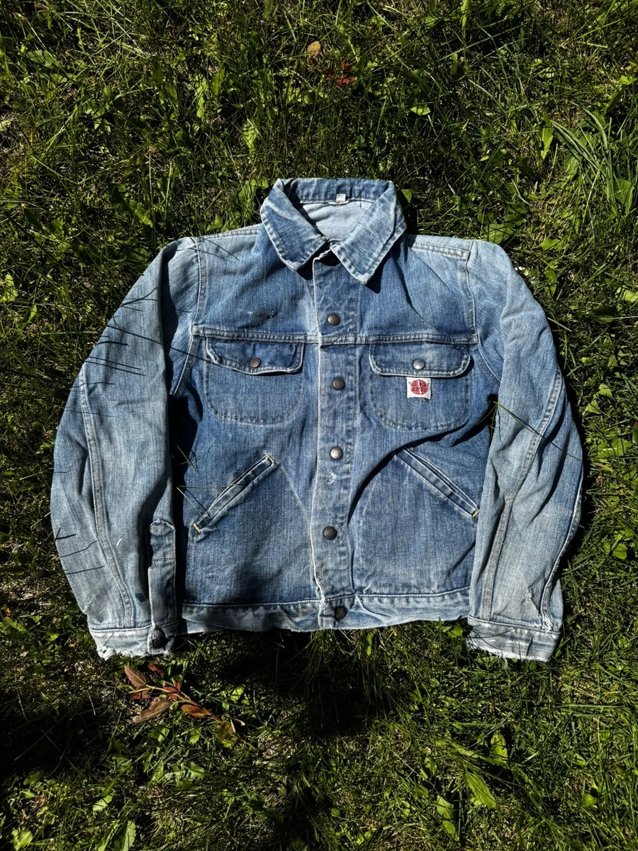 【Vintage】DENIM COAT / JACKET Denim Vintage Outerwear Coats & Jackets for Men for sale | eBay