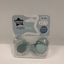 Tommee Tippee Nighttime Glow in the Dark Pacifier BPA Free 2 pack 18 - 36m