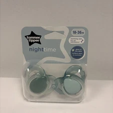 Tommee Tippee Nighttime Glow in the Dark Pacifier BPA Free 2 pack 18 - 36m