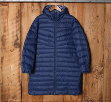 LANDS' END Wanderweight Ultralight Packable Blue Down Coat Women's Sz. XL/18