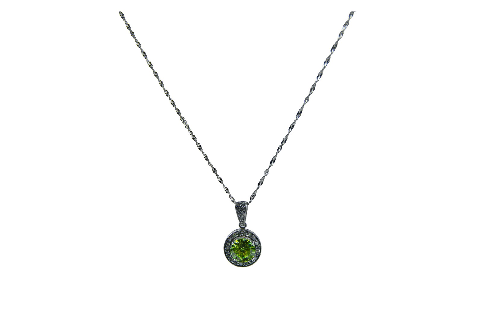 Ожерелье из стерлингового серебра Gold Coast и подвеска с фианитами и перидотом набор из 12 предметов 18990₽