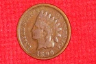 1896 Indian Head Penny Cent, Antique Coin, (130 Years Old), **(Very Nice)**.