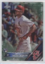 2016 Topps Chrome Green Refractor 37/99 Jeremy Hazelbaker #110 0t2