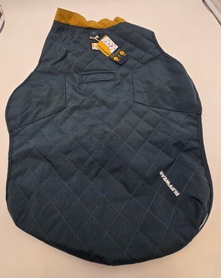 Ruffwear Stumptown quilted  insulated winter dog vest jacket Metolius Blue