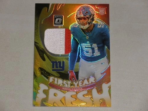 2025 Donruss Optic Abdul Carter Neon Yellow (RAW)