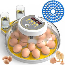 18/60 Incubator for Hatching Eggs, Egg Incubators with Humidity Display, Egg ...