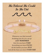 Inspirational Gifts for Women, Birthday Gifts for Women Wave Bracelet Jaspe - 02