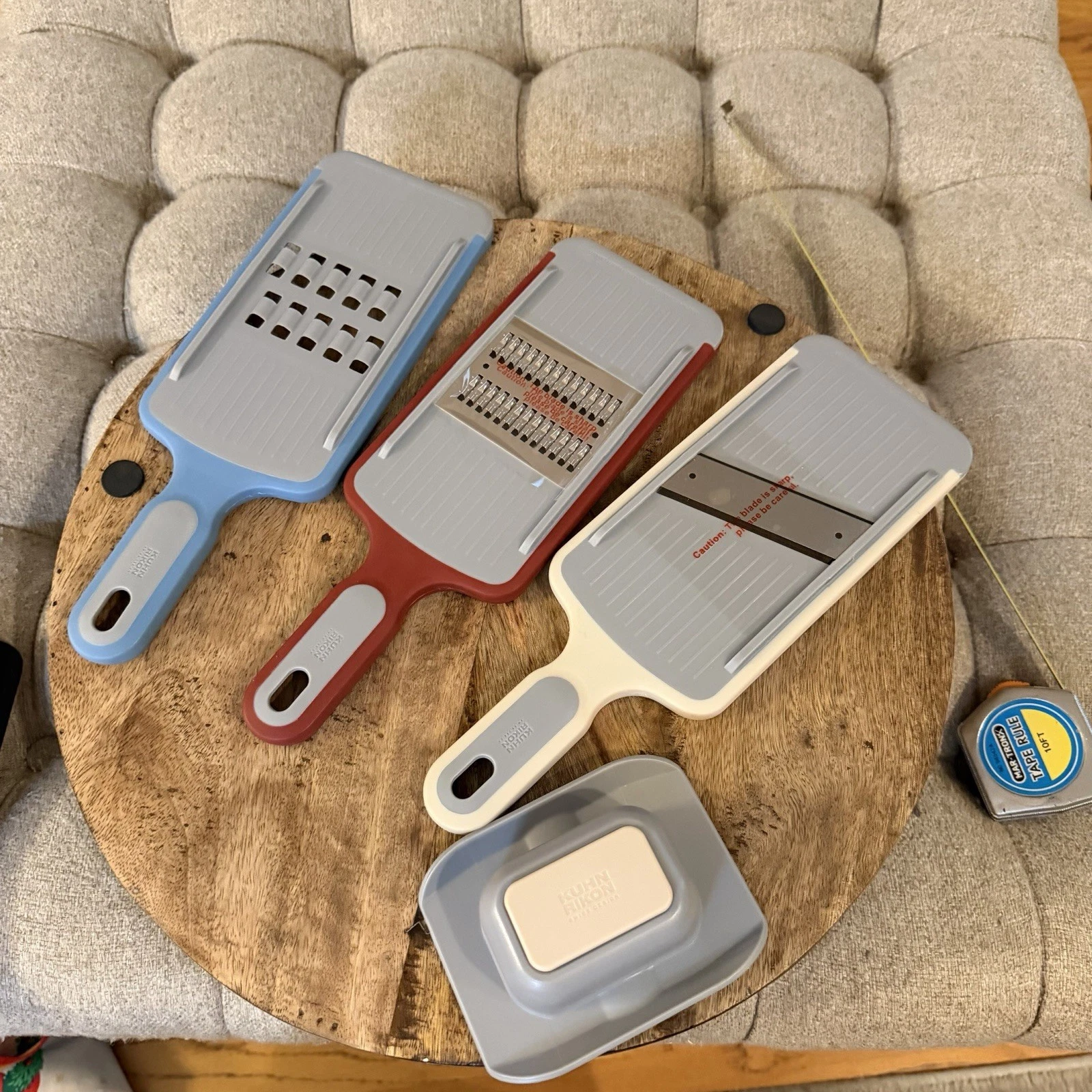 Kuhn Rikon Set of 3 Nesting Double Edge Slicer & Grater Set K92192 Basics