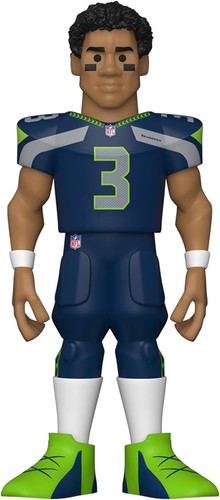 Funko Gold 5" NFL: Seahawks - Russel Russell Wilson - 1/6 Odds for Rare Chase Va - Foto 6 di 7