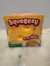    Sunny Days Jumbo Squeeezy Cheese Squishy Toy - Sealed Viral Auth Toymendous