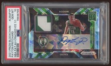 Payton Pritchard 2021 Prizm Blockchain Rookie Patch Auto Cracked Ice 1/1 PSA 10