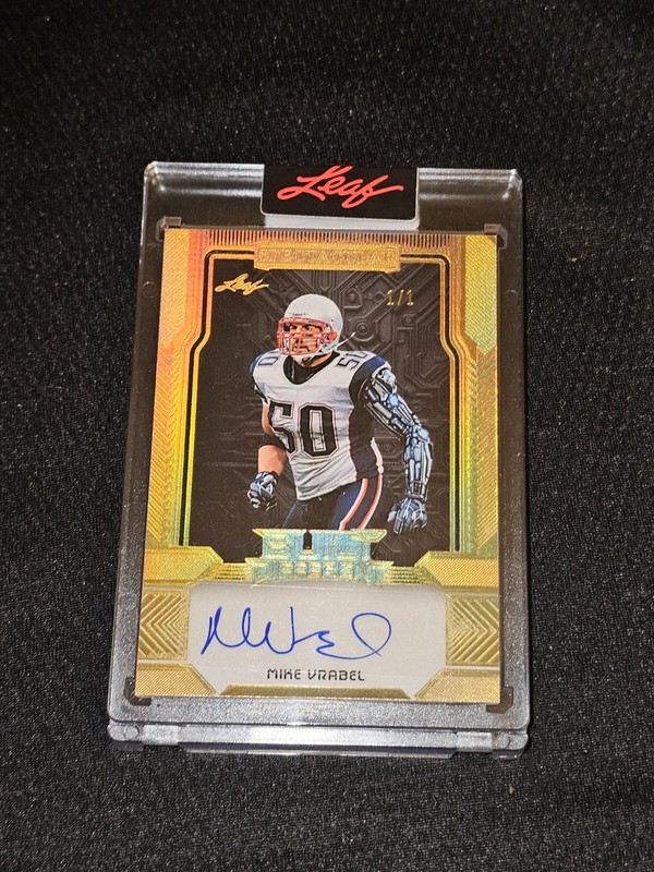 2026 Leaf Mike Vrabel Gold Auto 1/1