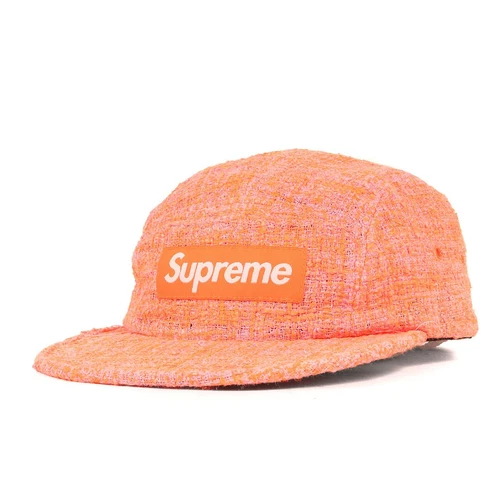Casquette Supreme Boucle Box Logo Camp (Boucle Cap) Chapeau Corail Occasion BEEG 0