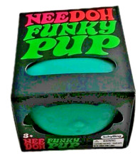 Needoh Funky Pup Squishy Stress Relief Toy Schylling Color Teal NIB