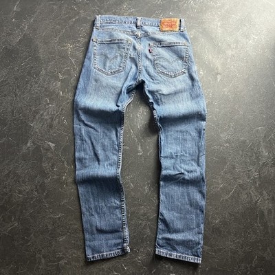 Levi's 502 Tapered Fit Jeans Herren Denim Hose Blau W29 L32 Klassiker Retro