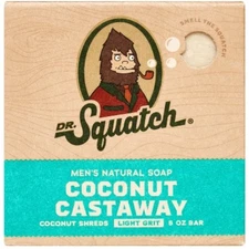 DR. SQUATCH Men's All Natural Bar Soap - Coconut Castaway - 5oz