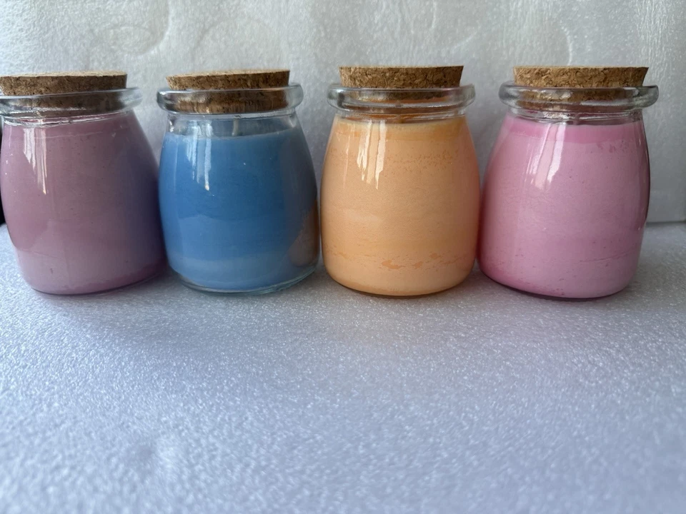 Velas de cera de soja 100% perfumadas 4-5 oz com pavio 100% algodão - Imagem 2 de 3